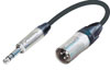 Straight TRS Jack to Male XLR